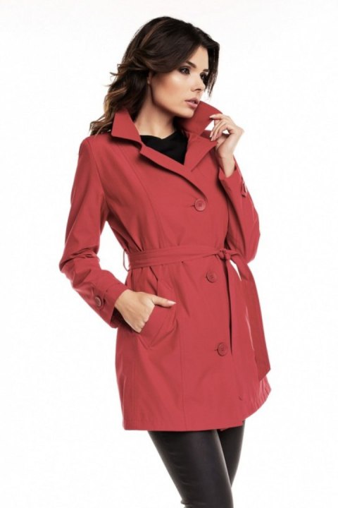 Trencz damski Cabba 04 Red - Cabba - 46 Trencz damski Cabba 04 Red - Cabba - 46