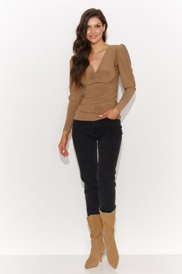 Bluzka Model NU461 Camel - Numinou - 36