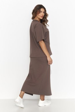Spódnica Komplet Model NU468 Czekolada - Numinou - 36