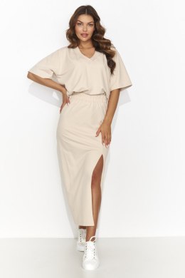 Spódnica Komplet Model NU468 Light Beige - Numinou - 36