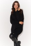 Sweter Damski Model NU_S92 Black - Numinou - uniwersalny Sweter Damski Model NU_S92 Black - Numinou - uniwersalny