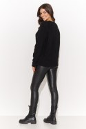 Sweter Damski Model NU_S97 Black - Numinou - uniwersalny