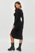 Sukienka Model M837 Black - Makadamia - 38 Sukienka Model M837 Black - Makadamia - 38