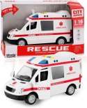 Autko AMBULANS światło dźwięk odgłosy otwierane drzwi Autko AMBULANS światło dźwięk odgłosy otwierane drzwi
