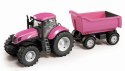 Duży traktor z wywrotką Różowy Adriatic #G3 Duży traktor z wywrotką Różowy Adriatic #G3