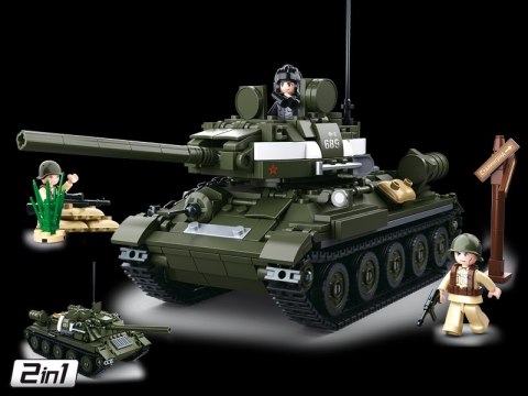 Klocki SLUBAN CZOŁG 2w1 ARMY WWII 687 el Klocki SLUBAN CZOŁG 2w1 ARMY WWII 687 el