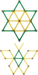Klocki magnetyczne konstrukcyjne 108 elementów Klocki magnetyczne konstrukcyjne 108 elementów