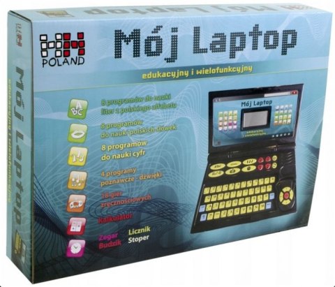 LAPTOP EDUKACYJNY 50 PROGRAMÓW MÓWI PO POLSKU #G2 LAPTOP EDUKACYJNY 50 PROGRAMÓW MÓWI PO POLSKU #G2