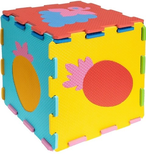 Mata Piankowa Puzzle Piankowe Owoce Kolorowe Mata Piankowa Puzzle Piankowe Owoce Kolorowe