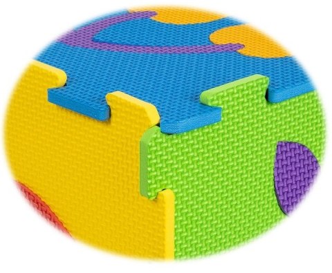 Mata Piankowa Puzzle Piankowe Owoce Kolorowe Mata Piankowa Puzzle Piankowe Owoce Kolorowe