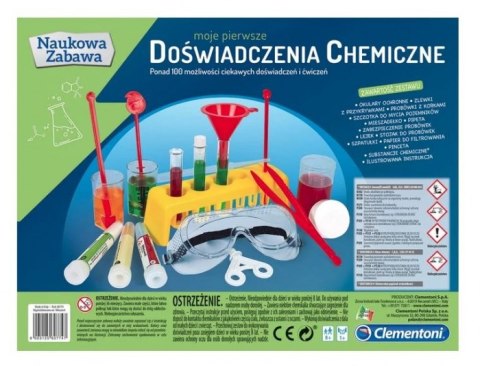 Moje pierwsze doświadczenia chemiczne CLEMENTONI#G3 Moje pierwsze doświadczenia chemiczne CLEMENTONI#G3