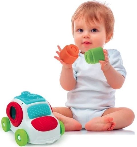 Sensoryczne autko Clemmy schowek na klocki Clementoni Sensoryczne autko Clemmy schowek na klocki Clementoni
