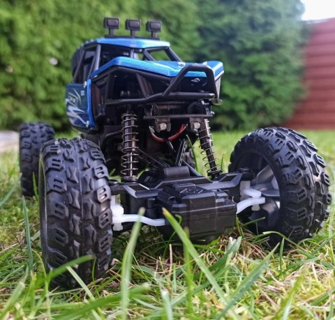 Autko Zdalnie Sterowane MONSTER TRUCK METAL LED RC blue #A1 Autko Zdalnie Sterowane MONSTER TRUCK METAL LED RC blue #A1