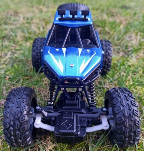 Autko Zdalnie Sterowane MONSTER TRUCK METAL LED RC blue #A1 Autko Zdalnie Sterowane MONSTER TRUCK METAL LED RC blue #A1