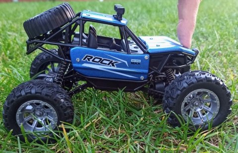 Autko Zdalnie Sterowane MONSTER TRUCK METAL LED RC blue #A1 Autko Zdalnie Sterowane MONSTER TRUCK METAL LED RC blue #A1