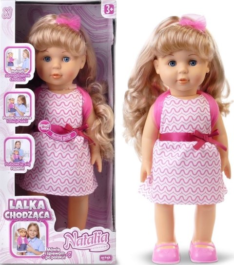 Chodząca lalka Natalia 40 cm mówi po polsku śpiewa chodzi Chodząca lalka Natalia 40 cm mówi po polsku śpiewa chodzi