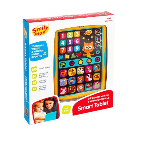 Dotykowy Smart Tablet Kot Ignacy uczy quizy mówi po polsku Dotykowy Smart Tablet Kot Ignacy uczy quizy mówi po polsku