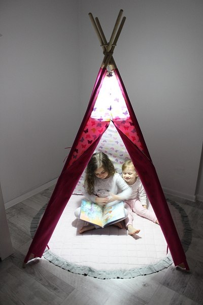 Drewniany stabilizator LED do namiotów Tipi Wigwam Drewniany stabilizator LED do namiotów Tipi Wigwam