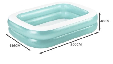 Duży Dmuchany Basen 200 x 146 x 48 cm Bestway Duży Dmuchany Basen 200 x 146 x 48 cm Bestway
