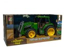 Duży Traktor Rolniczy z łyżką koparka Światło Dźwięk Zielony Duży Traktor Rolniczy z łyżką koparka Światło Dźwięk Zielony