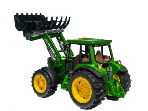 Duży Traktor Rolniczy z łyżką koparka Światło Dźwięk Zielony Duży Traktor Rolniczy z łyżką koparka Światło Dźwięk Zielony