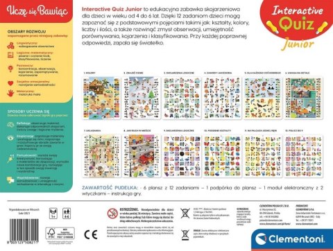 Interaktywny Quiz Junior Uczę się Bawiąc Clementoni Interaktywny Quiz Junior Uczę się Bawiąc Clementoni