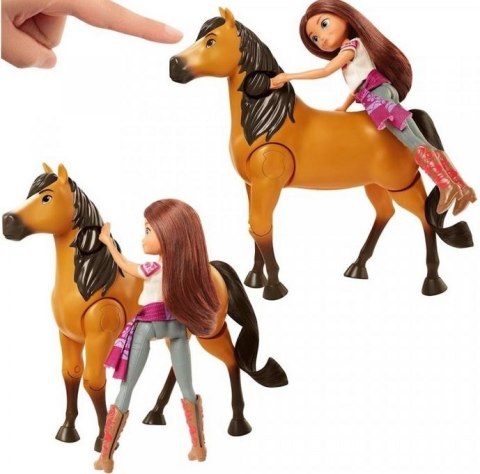 Jeżdżący koń Mustang lalka Lucky Mattel Jeżdżący koń Mustang lalka Lucky Mattel