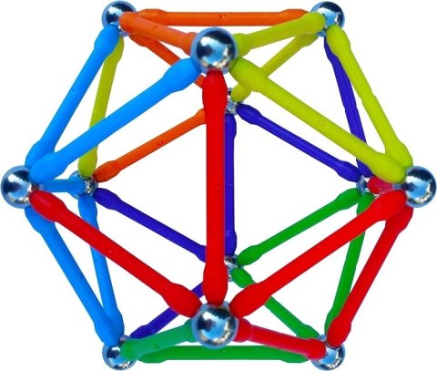 Klocki magnetyczne konstrukcyjne 82 elementy Klocki magnetyczne konstrukcyjne 82 elementy