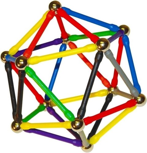 Klocki magnetyczne konstrukcyjne 82 elementy Klocki magnetyczne konstrukcyjne 82 elementy