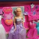 Lalka LUCY Ubranka Dla Lalek Sukienki Zestaw Ubranek XXL #A1 Lalka LUCY Ubranka Dla Lalek Sukienki Zestaw Ubranek XXL #A1
