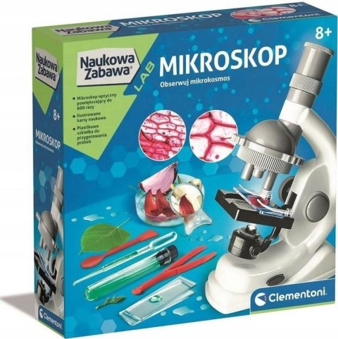 Mikroskop Naukowa Zabawa Clementoni az 50 doświadczeń #G3
