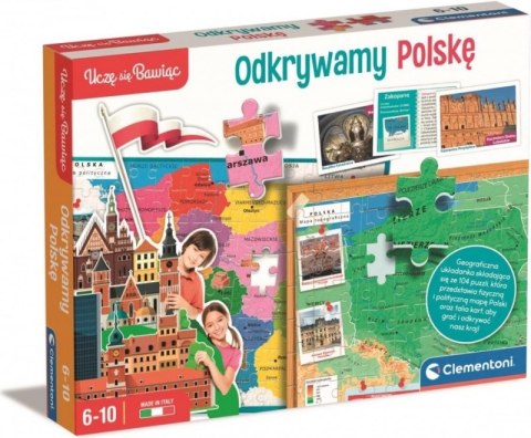 Odkrywamy Polskę Uczę się Bawiąc Clementoni Odkrywamy Polskę Uczę się Bawiąc Clementoni
