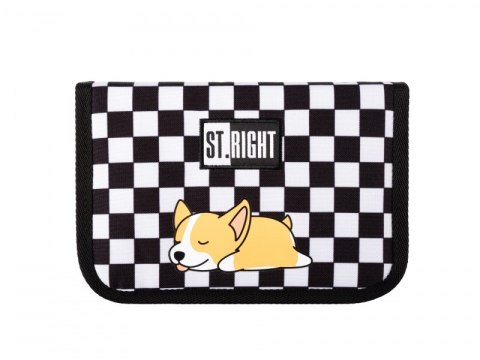 Piórnik dwuklapkowy Piesek Sleepy Corgi Kratka Szachownica Piórnik dwuklapkowy Piesek Sleepy Corgi Kratka Szachownica