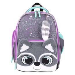 Plecak Tornister Racoon Szop dla pierwszaka lekki #CZ