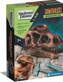 Skamieniałości czaszka T-Rexa Naukowa Zabawa Clementoni#G2