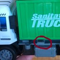 Śmieciarka samochód autko auto zabawka NA PILOT 27Mhz RC #A1 Śmieciarka samochód autko auto zabawka NA PILOT 27Mhz RC #A1
