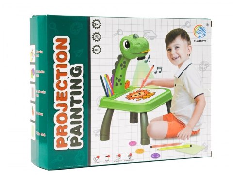 Stolik do rysowania projektor rzutnik Dinozaur z dźwiękiem Stolik do rysowania projektor rzutnik Dinozaur z dźwiękiem
