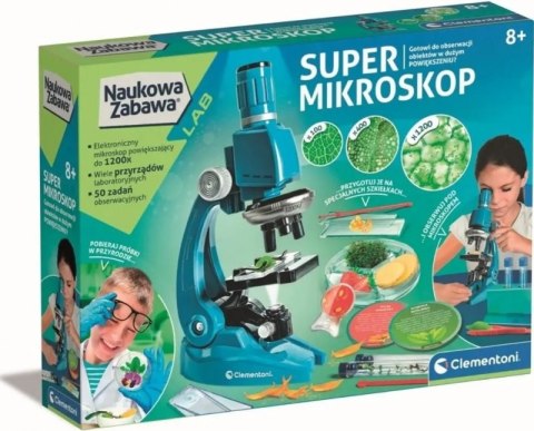 Super Mikroskop Naukowa Zabawa Clementoni #G3 Super Mikroskop Naukowa Zabawa Clementoni #G3