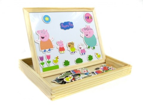 Tablica kredowo magnetyczna Świnka Peppa 100 elementów Tablica kredowo magnetyczna Świnka Peppa 100 elementów