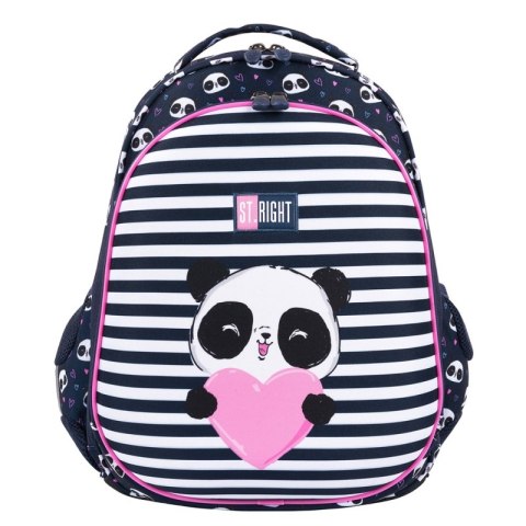 Tornister ergonomiczny Love Panda sztywny kasetonowy Tornister ergonomiczny Love Panda sztywny kasetonowy