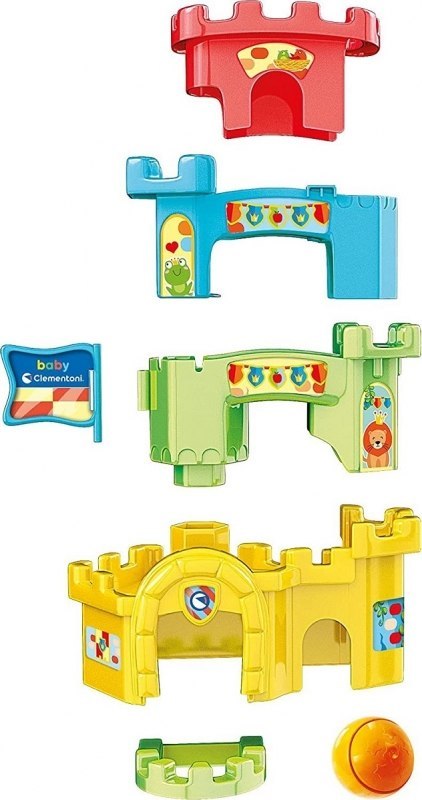 Zamek wieża z kuleczkami zabawka edukacyjna Baby Clementoni Zamek wieża z kuleczkami zabawka edukacyjna Baby Clementoni