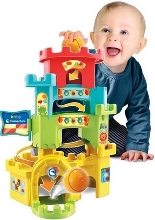 Zamek wieża z kuleczkami zabawka edukacyjna Baby Clementoni Zamek wieża z kuleczkami zabawka edukacyjna Baby Clementoni