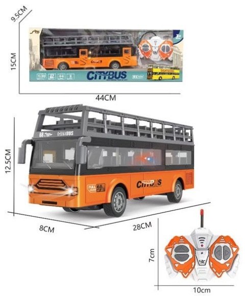 Zdalnie sterowany autobus turystyczny otwierane drzwi Zdalnie sterowany autobus turystyczny otwierane drzwi
