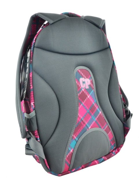 COOLPACK PLECAK MŁODZIEŻOWY 2W1 COMBO CRANBERRY CHECK COOLPACK PLECAK MŁODZIEŻOWY 2W1 COMBO CRANBERRY CHECK