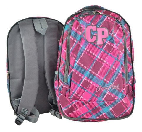 COOLPACK PLECAK MŁODZIEŻOWY 2W1 COMBO CRANBERRY CHECK COOLPACK PLECAK MŁODZIEŻOWY 2W1 COMBO CRANBERRY CHECK
