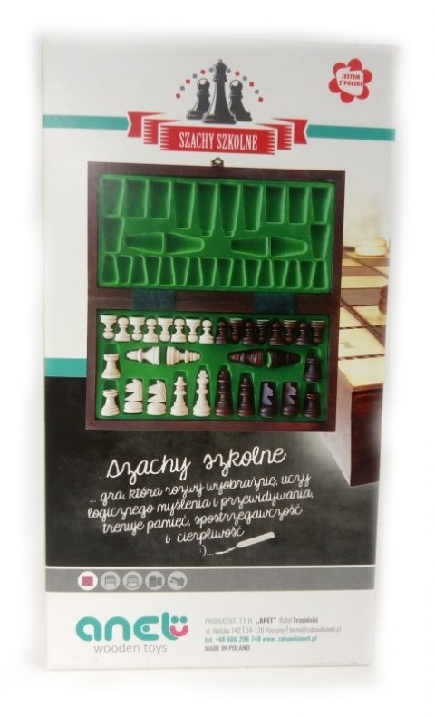 SZACHY SZKOLNE DREWNIANE SZACHY SZKOLNE DREWNIANE