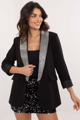 Marynarka Model DHJ-MA-19926.85P Black - Italy Moda - uniwersalny