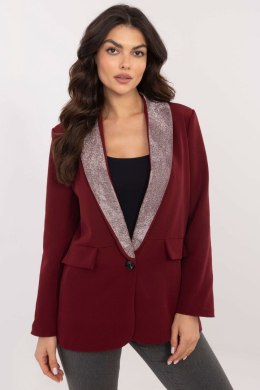 Marynarka Model DHJ-MA-19926.85P Bordo - Italy Moda - uniwersalny