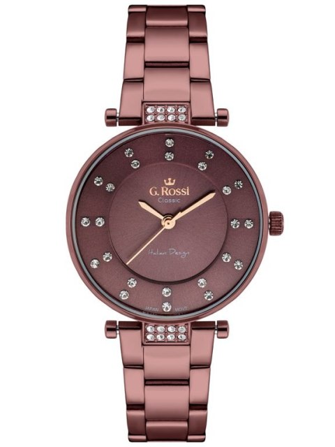 ZEGAREK G. ROSSI - C5131B-2B3 (zg780d) violet + BOX ZEGAREK G. ROSSI - C5131B-2B3 (zg780d) violet + BOX