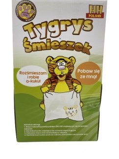 Interaktywny Tygrysek Śmieszek Pluszowa Maskotka Akuku #G2 Interaktywny Tygrysek Śmieszek Pluszowa Maskotka Akuku #G2